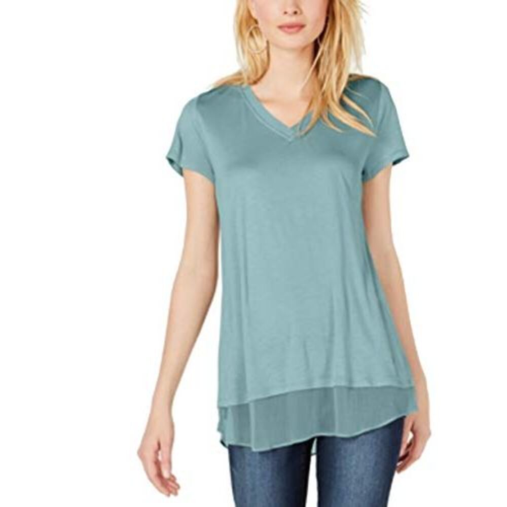 INC International Concepts I.N.C. Petite V-Neck Tunic